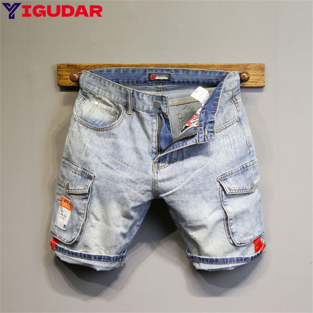 Модные мужские джинсовые шорты – обзор и цена Streetwear Brand Denim