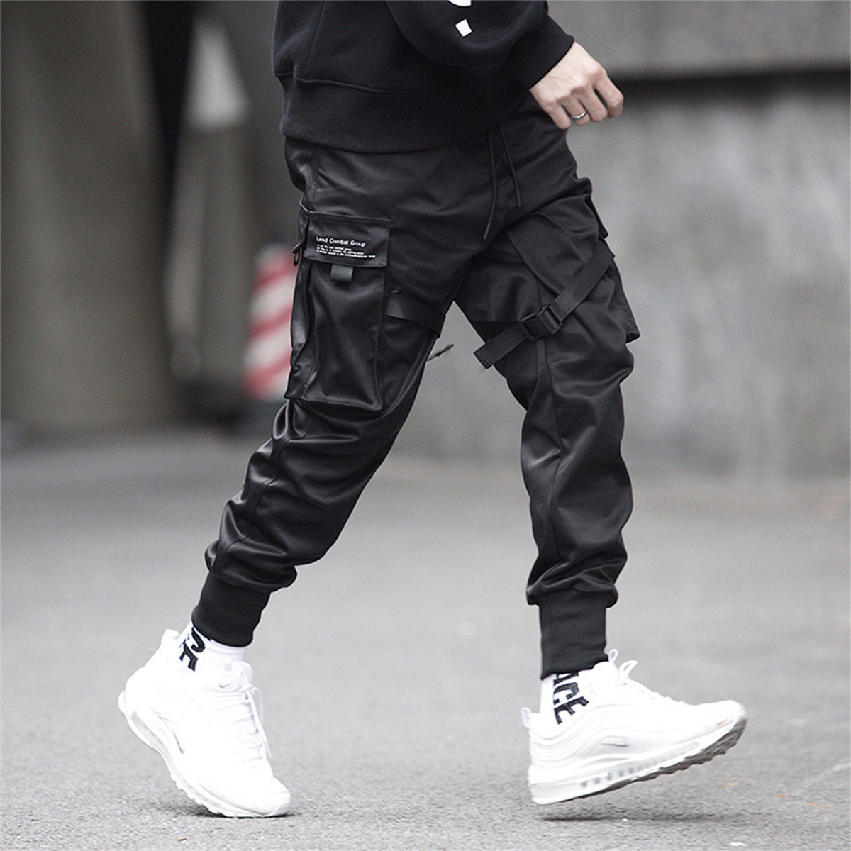 Черные брюки-карго в стиле хип – обзор и цена Streetwear Brand Clothing